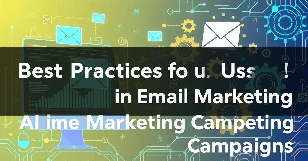 Best Practices for Using AI in Email Marketing Campaigns